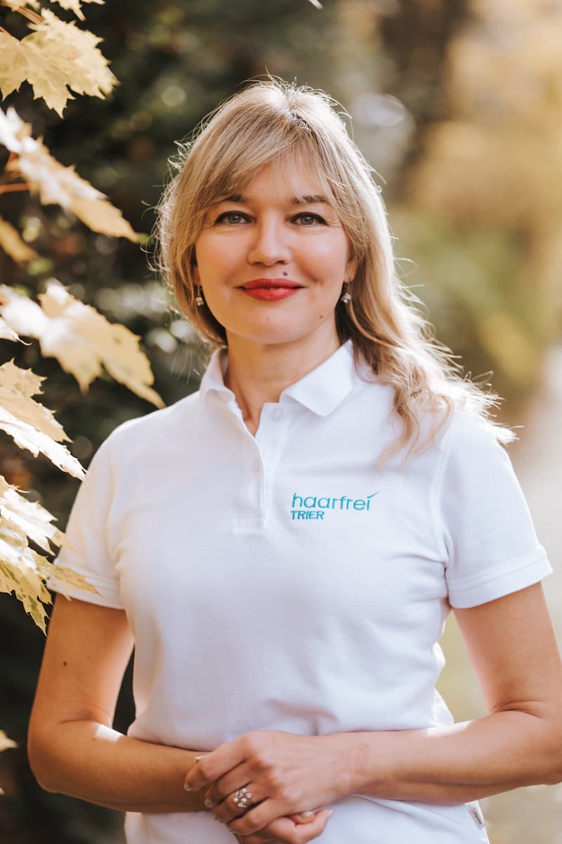 Anna Grytsyuk – Zertifizierte Spezialistin Laser Haarentfernung HaarFrei Trier